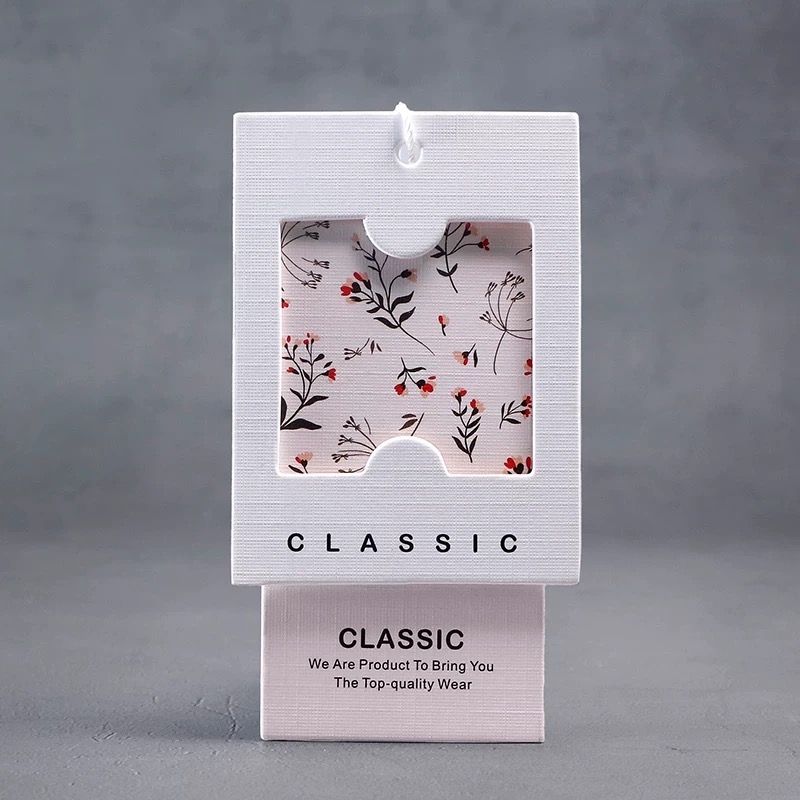 開窗吊牌紋路紙吊牌定制